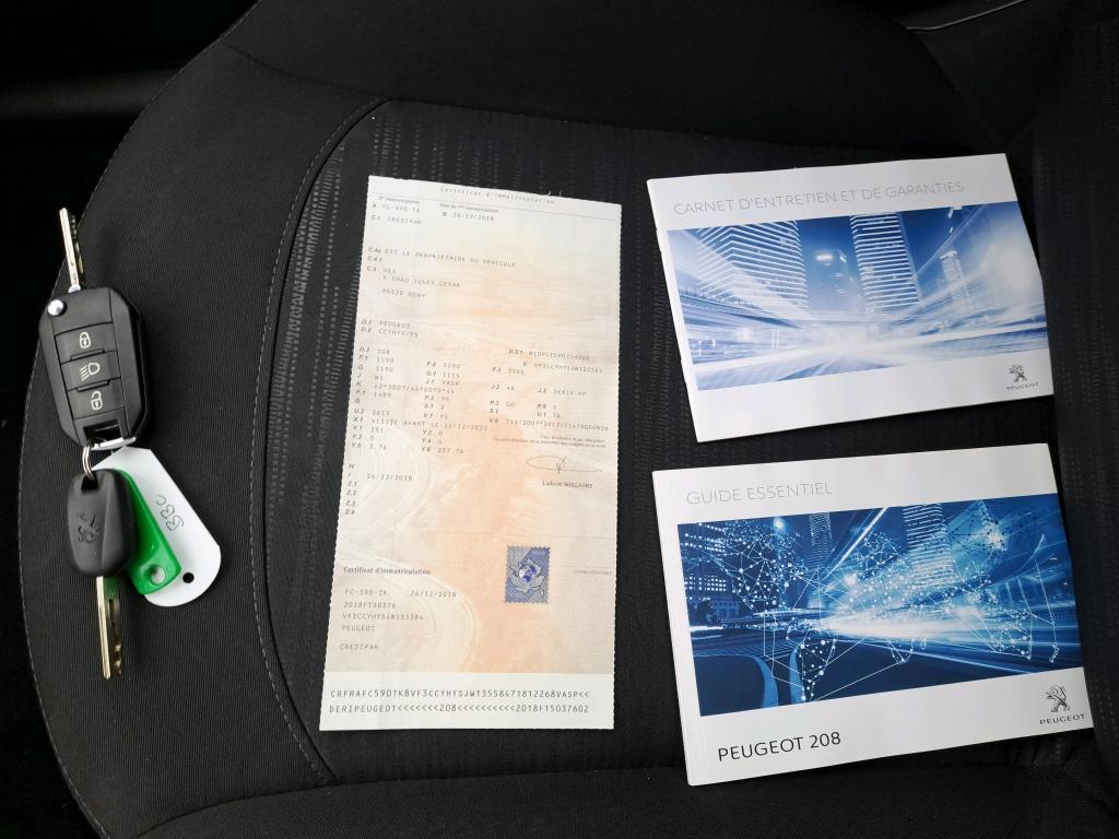 Peugeot 208 AFFAIRE BLUEHDI 100 BVM6 PREMIUM PACK 2018