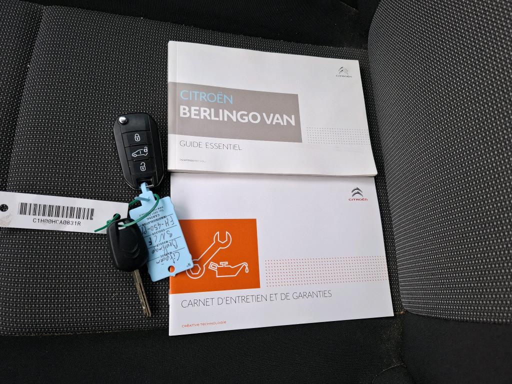 Citroen BERLINGO VAN M 650 BLUEHDI 100 S&S CLUB 2019