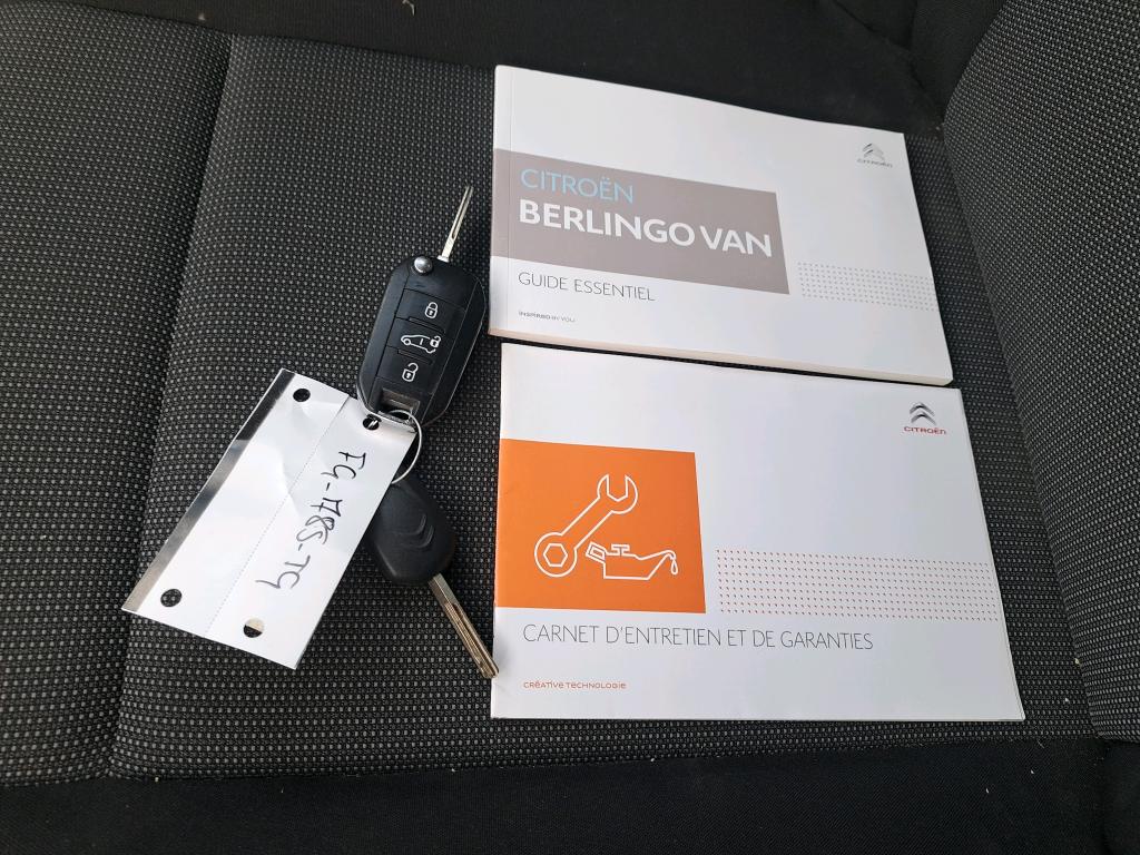 Citroen BERLINGO VAN M 650 BLUEHDI 100 S&S CLUB 2019