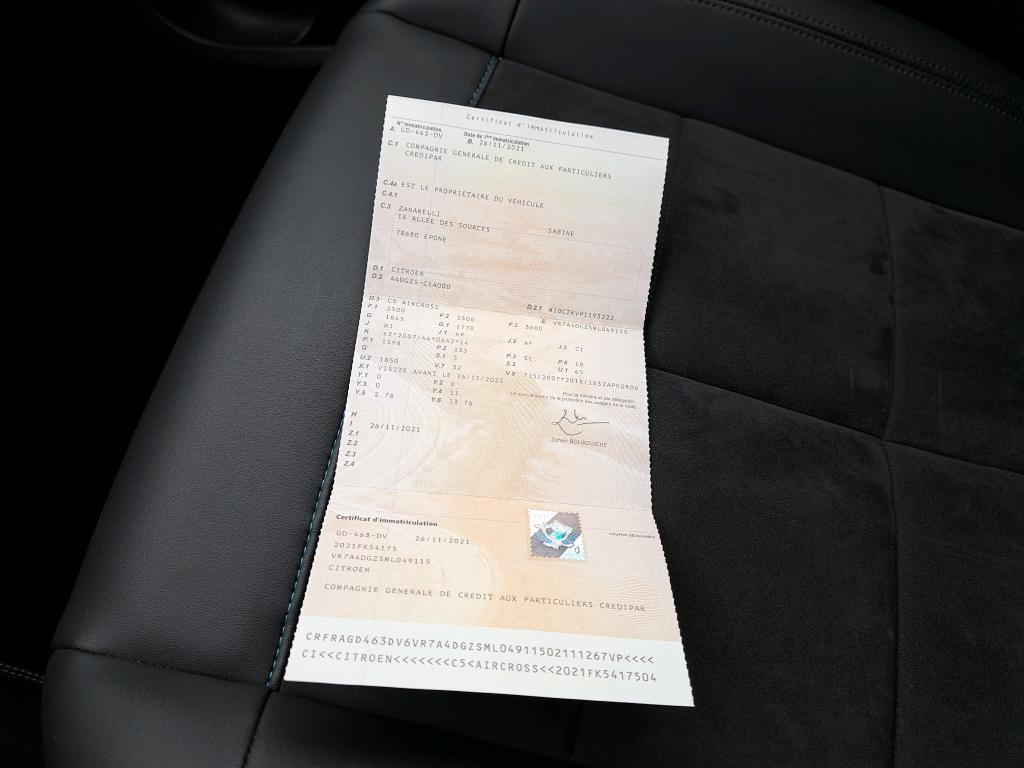 Citroen C5 Aircross Hybride Rechargeable 225 S&S e-EAT8 Shine 2021