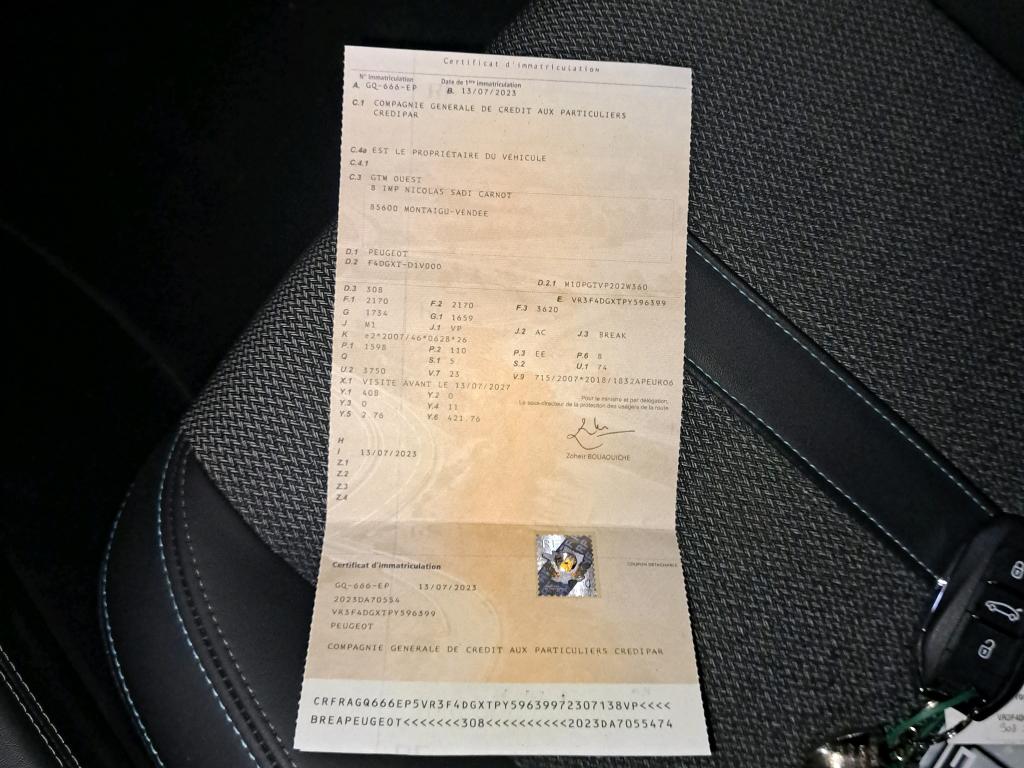 Peugeot 308 SW PHEV 180 e-EAT8 Allure Pack 2023