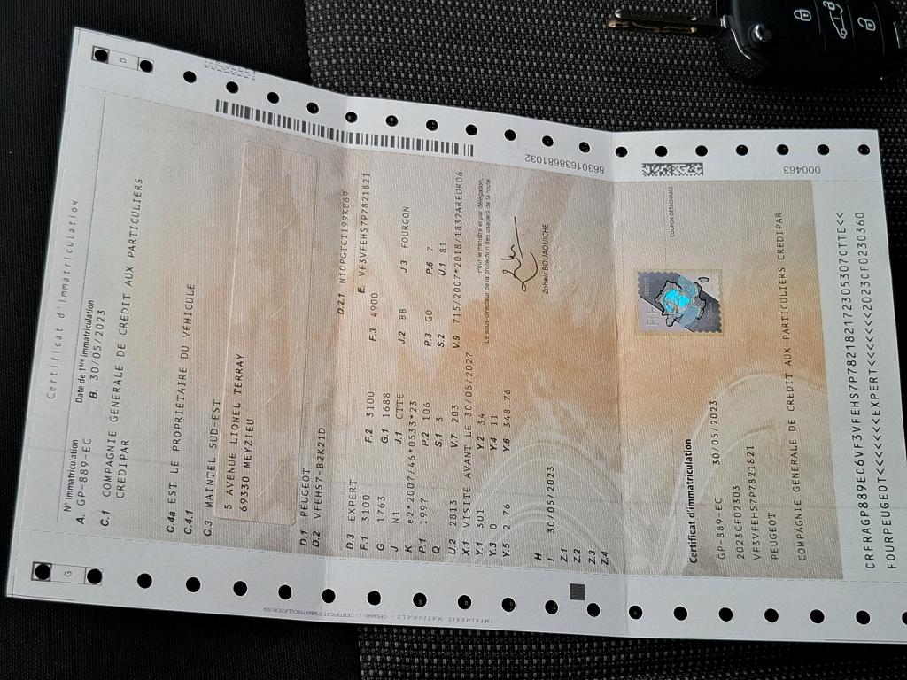 Peugeot EXPERT FGN TOLE M BLUEHDI 145 S&S EAT8  2023