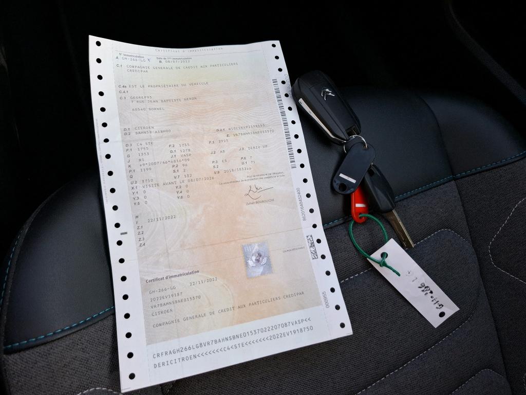 Citroen C4 SOCIETE PURE TECH 130 S&S EAT8 FEEL NAV BUSINESS R 2022