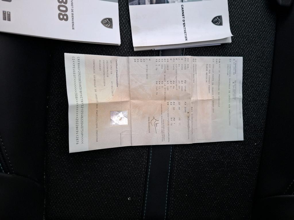 Peugeot 308 BlueHDi 130ch S&S EAT8 Allure 2022