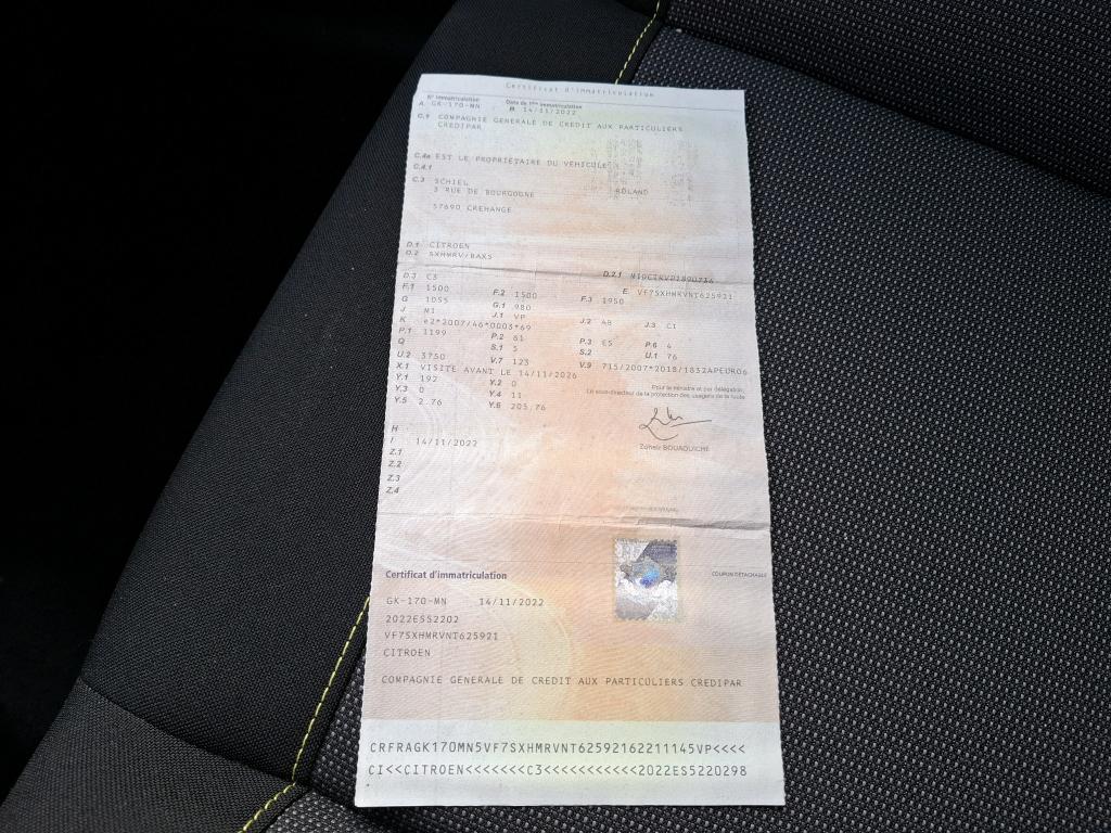 Citroen C3 PureTech 83 ch BVM5 You 2022