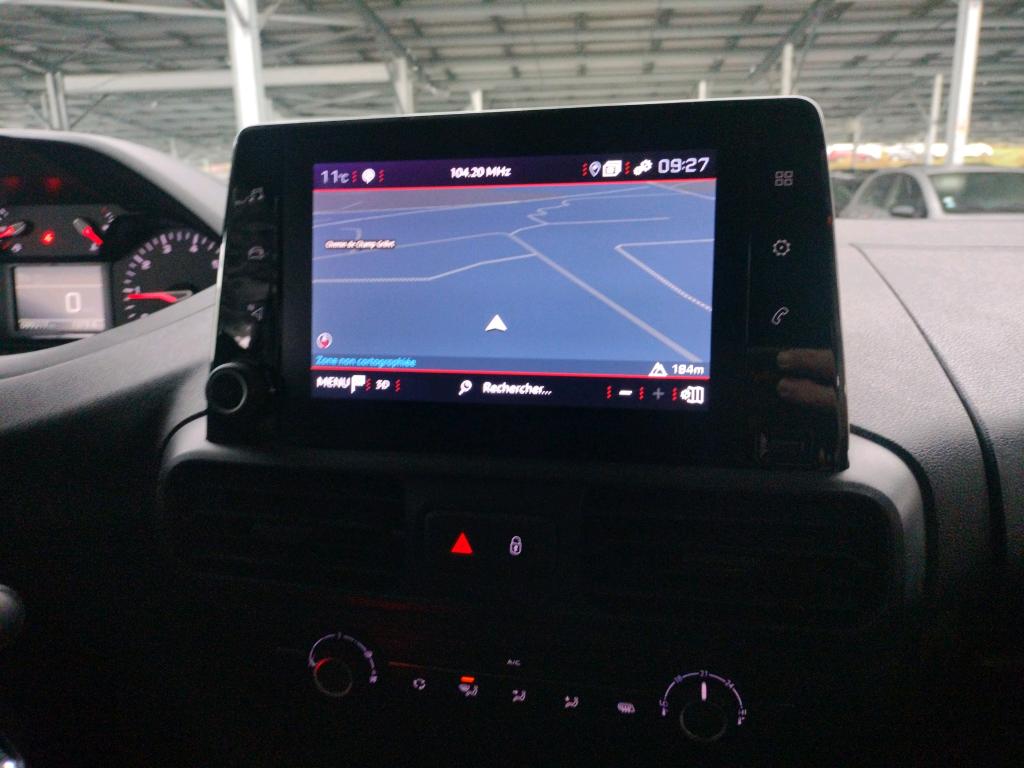 Peugeot PARTNER FOURGON STANDARD 650 KG BLUEHDI 100 S&S BVM5 ASPHALT 2020