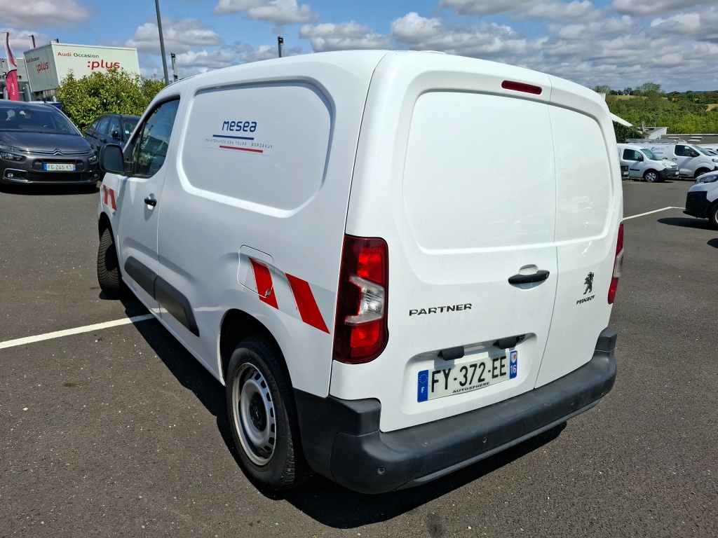 Peugeot PARTNER FOURGON STANDARD 650 KG BLUEHDI 75 BVM5 PREMIUM 2021