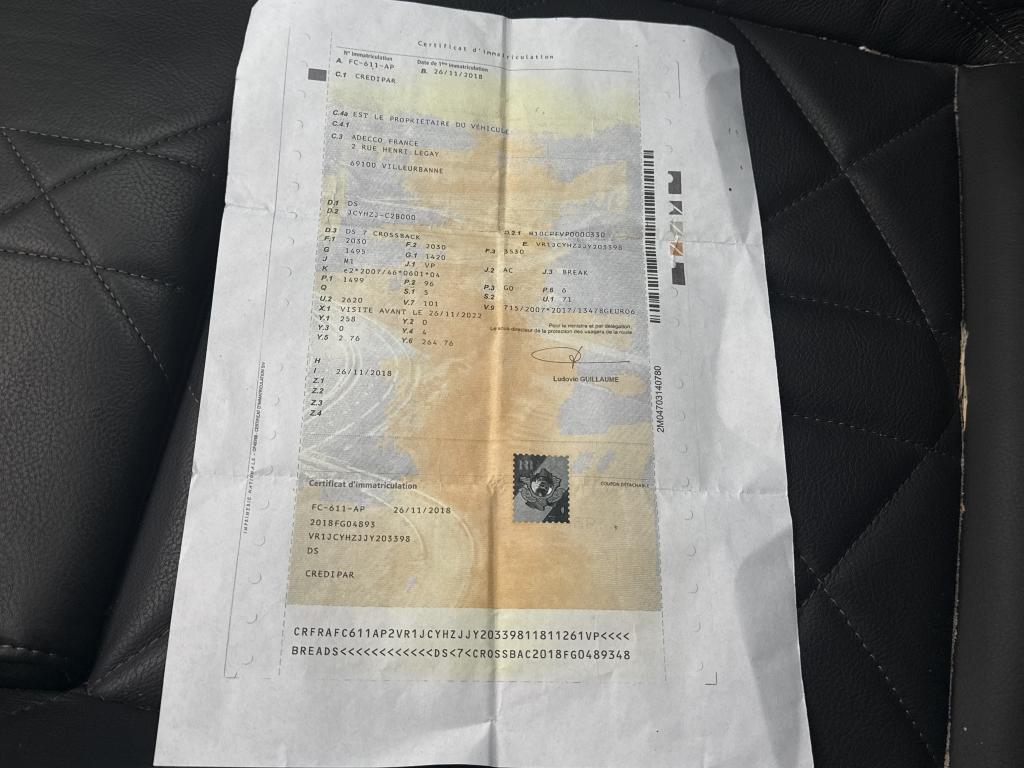 DS DS7 Crossback BlueHDi 130 BVM6 Executive 2018