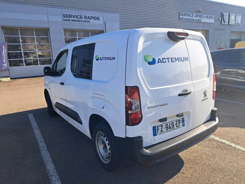 Peugeot PARTNER FOURGON STANDARD 650 KG BLUEHDI 100 S&S BVM5 ASPHALT 2021