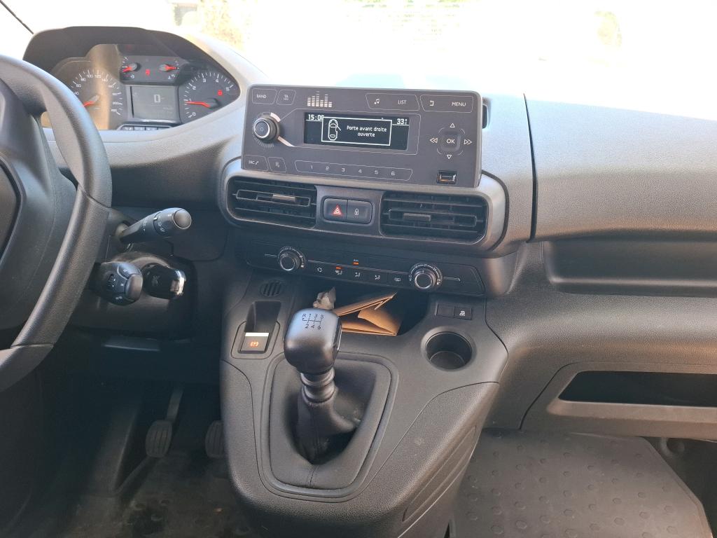 Peugeot PARTNER FOURGON STANDARD 650 KG PURETECH 110 S&S BVM6 PREMIUM 2020