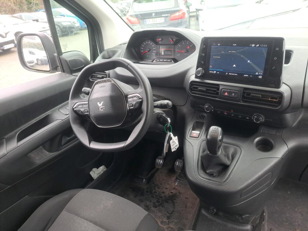 Peugeot PARTNER FOURGON STANDARD 650 KG BLUEHDI 100 S&S BVM5 ASPHALT 2019