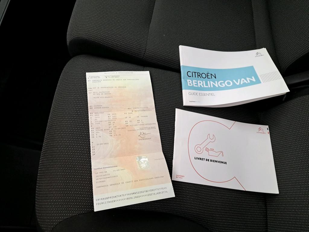 Citroen BERLINGO VAN M 650 BLUEHDI 130 S&S EAT8 DRIVER 2021
