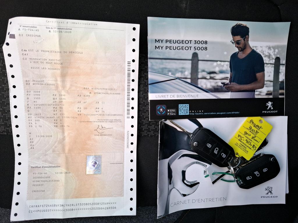 Peugeot 3008 BlueHDi 130ch S&S EAT8 Active Business 2020