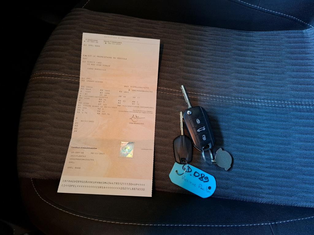 Opel Corsa 1.2 Turbo 100 ch BVA8 Elegance Business 2021