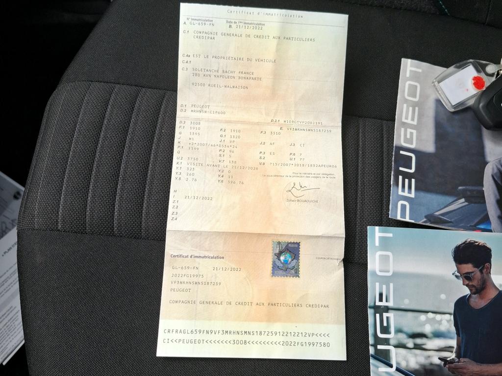Peugeot 3008 PureTech 130ch S&S BVM6 Active Pack 2022