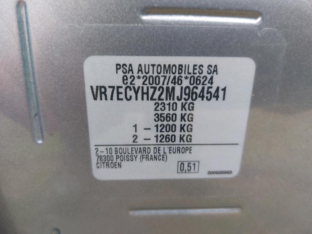 Citroen Berlingo Taille XL 7pl BlueHDi 130 S&S BVM6 Feel 2022