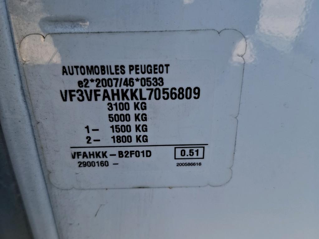 Peugeot EXPERT FGN TOLE STANDARD 2.0 BLUEHDI 120 S&S BVM6 ASPHALT 2020