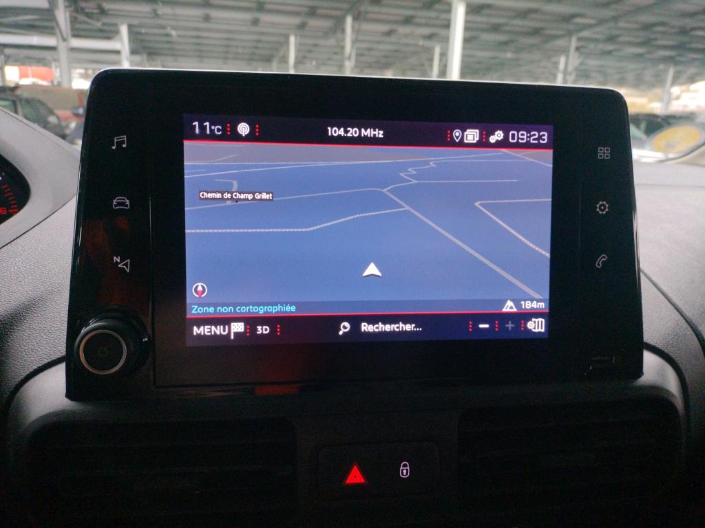 Peugeot PARTNER FOURGON STANDARD 650 KG BLUEHDI 100 S&S BVM5 ASPHALT 2020