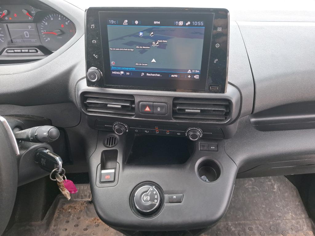 Peugeot PARTNER FOURGON STANDARD 650 KG BLUEHDI 130 S&S EAT8 ASPHALT 2021