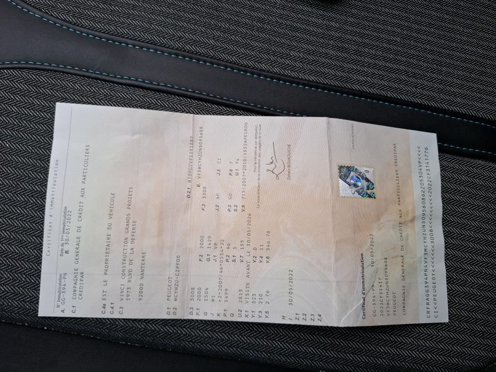 Peugeot 3008 BlueHDi 130ch S&S EAT8 Allure 2022