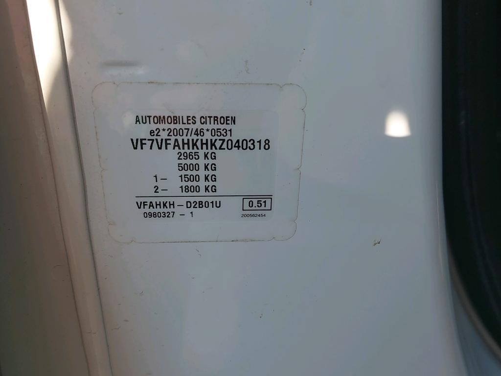 Citroen JUMPY CAB APPROFONDIE XL BLUEHDI 120 BVM6 CLUB 340 NM 2019