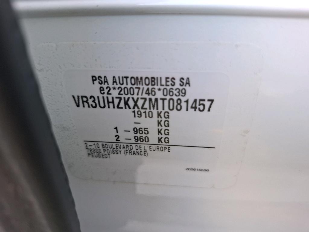 Peugeot 208 Electrique 50 kWh 136ch Allure Business 2021