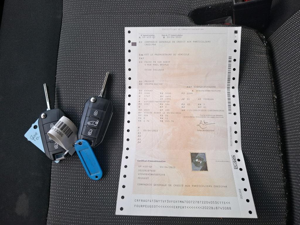 Peugeot EXPERT FGN TOLE LONG BLUEHDI 145 S&S BVM6 PREMIUM 2022