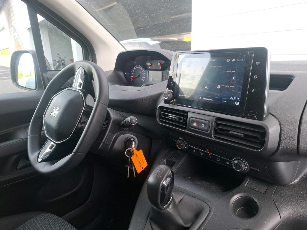 Peugeot PARTNER FOURGON STANDARD 650 KG BLUEHDI 100 S&S BVM5 ASPHALT 2021