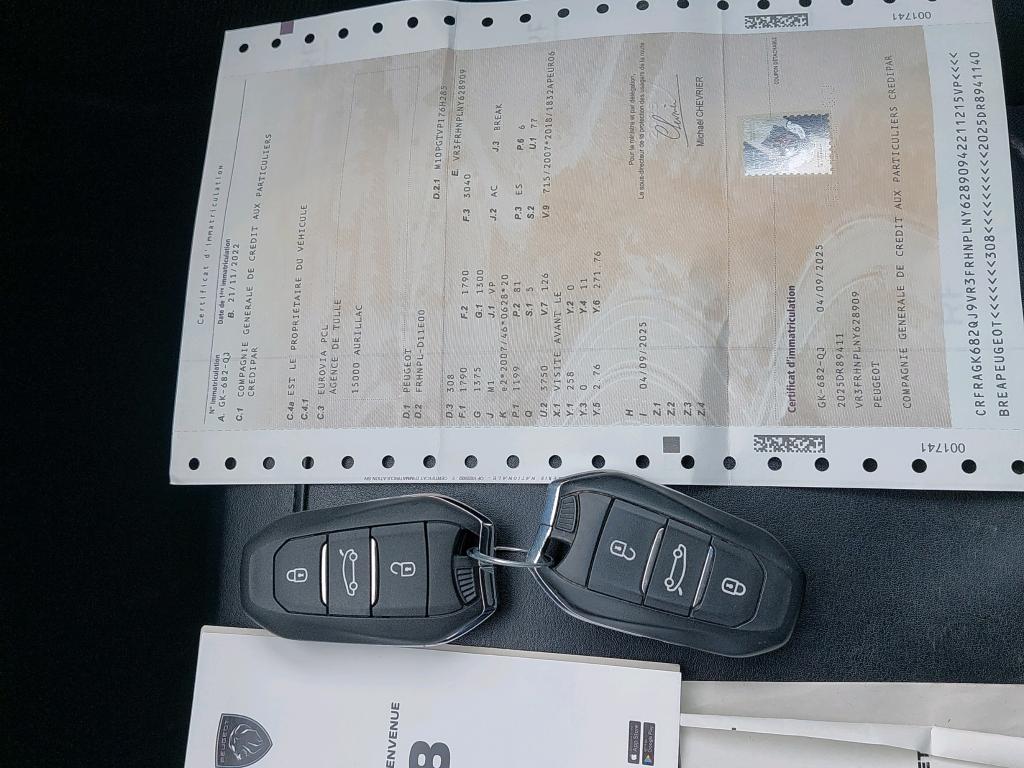 Peugeot 308 SW PureTech 110ch S&S BVM6 Active Pack 2022