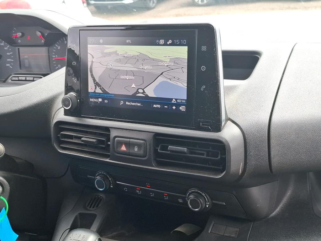 Peugeot PARTNER FOURGON STANDARD 650 KG BLUEHDI 100 S&S BVM6 ASPHALT 2022