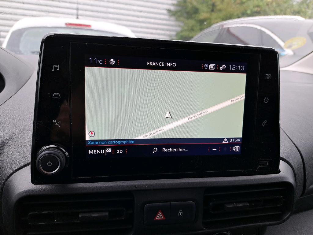 Peugeot PARTNER FOURGON STANDARD 650 KG BLUEHDI 100 S&S BVM5 ASPHALT 2021