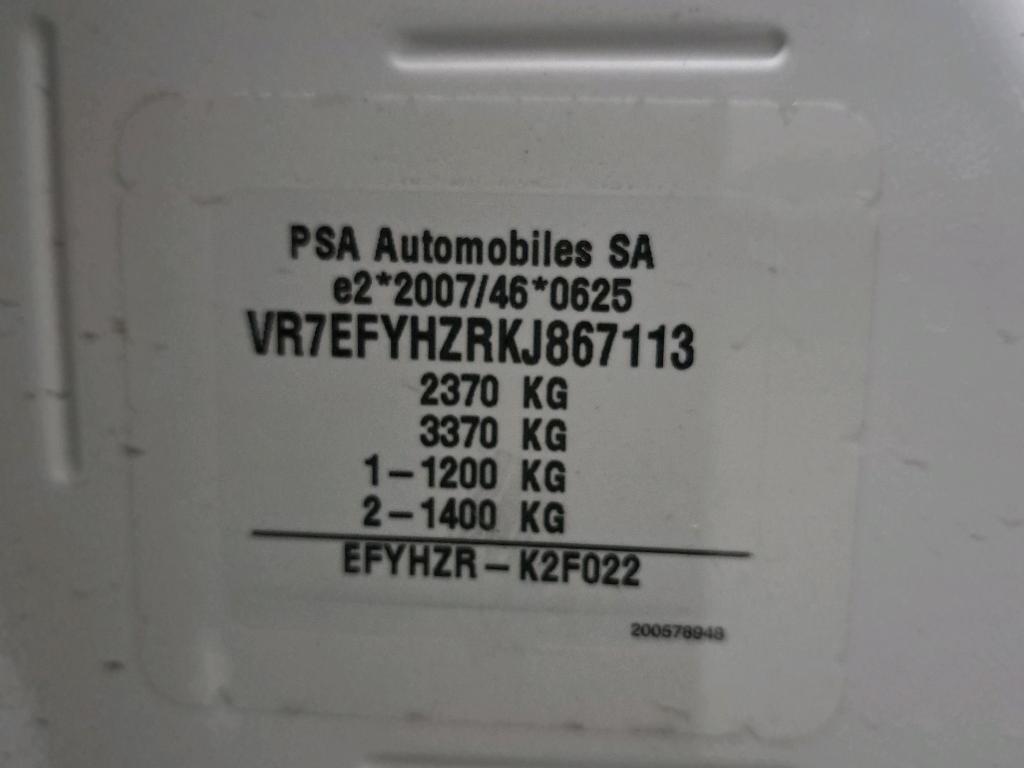 Citroen BERLINGO VAN XL 950 BLUEHDI 130 S&S EAT8 DRIVER 2019