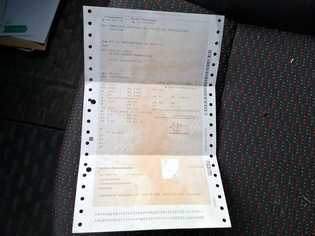 Peugeot BOXER TOLE 333 L3H2 BLUEHDI 120 S&S ASPHALT 2022