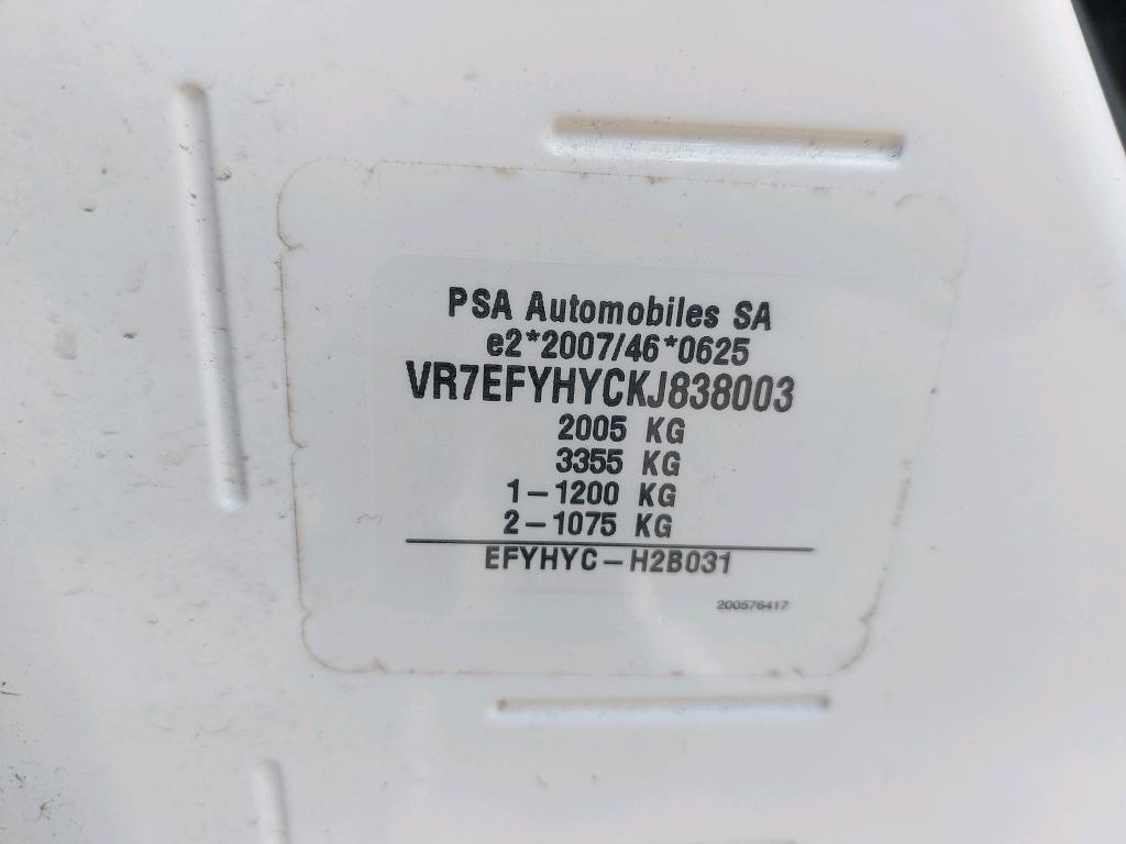 Citroen BERLINGO VAN M 650 BLUEHDI 100 S&S BVM5 CLUB 2019