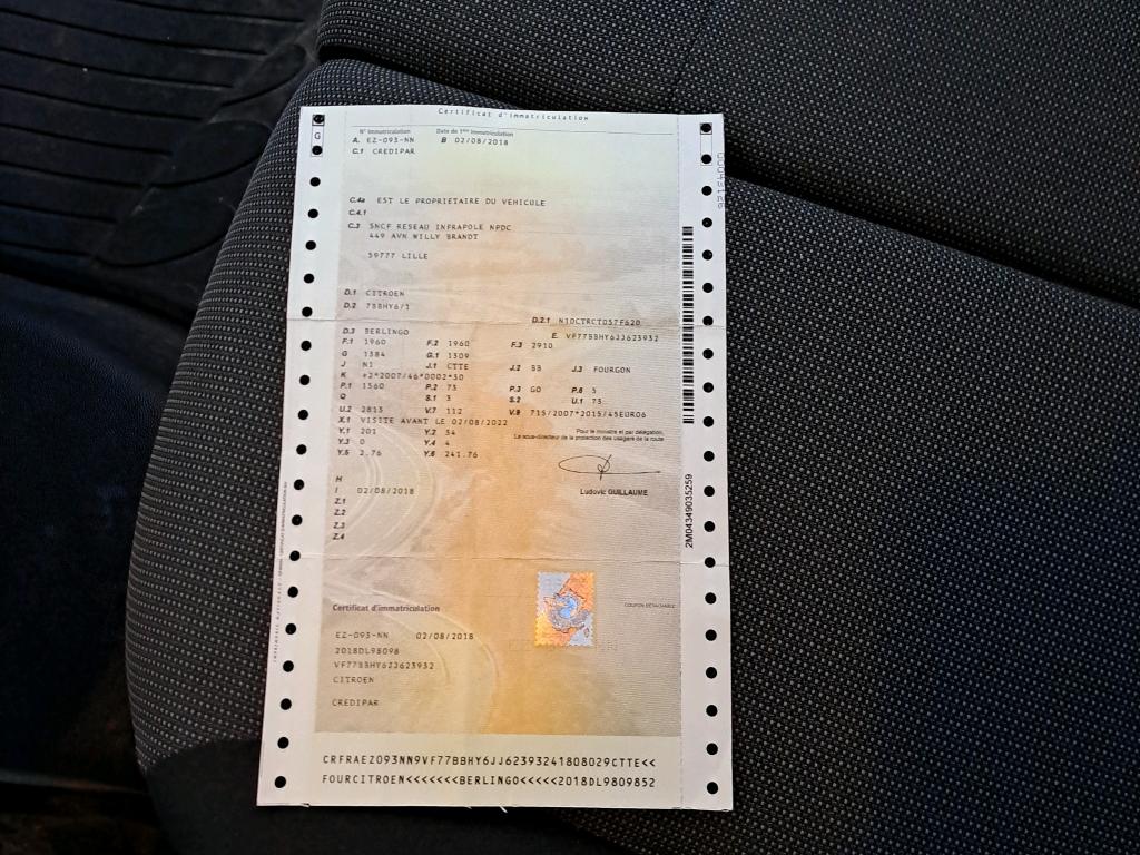 Citroen BERLINGO M BLUEHDI 100 CLUB 2018