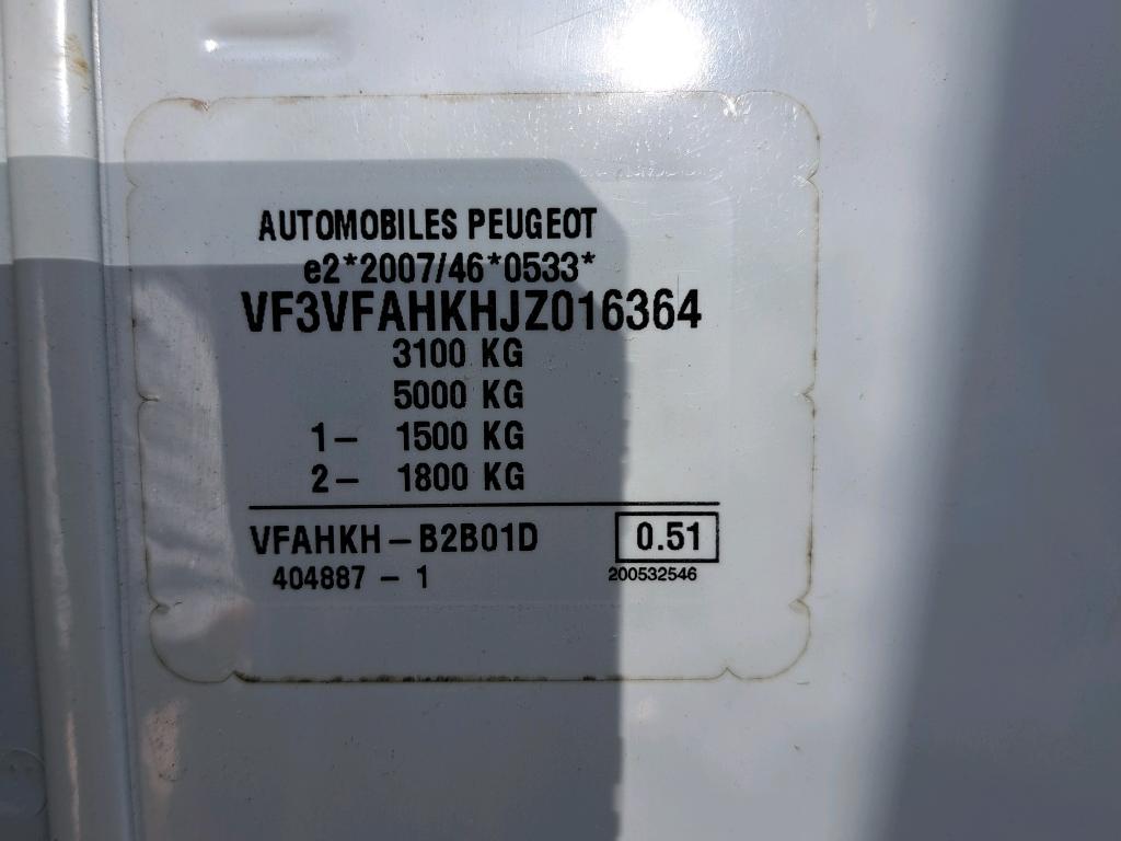Peugeot EXPERT FGN TOLE STANDARD BLUEHDI 120 S&S BVM6 PREMIUM PACK 2018