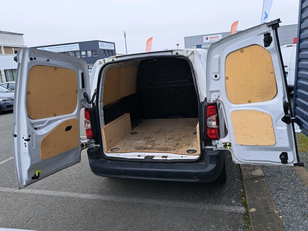 Peugeot PARTNER FOURGON STANDARD 650 KG BLUEHDI 100 S&S BVM5 ASPHALT 2019