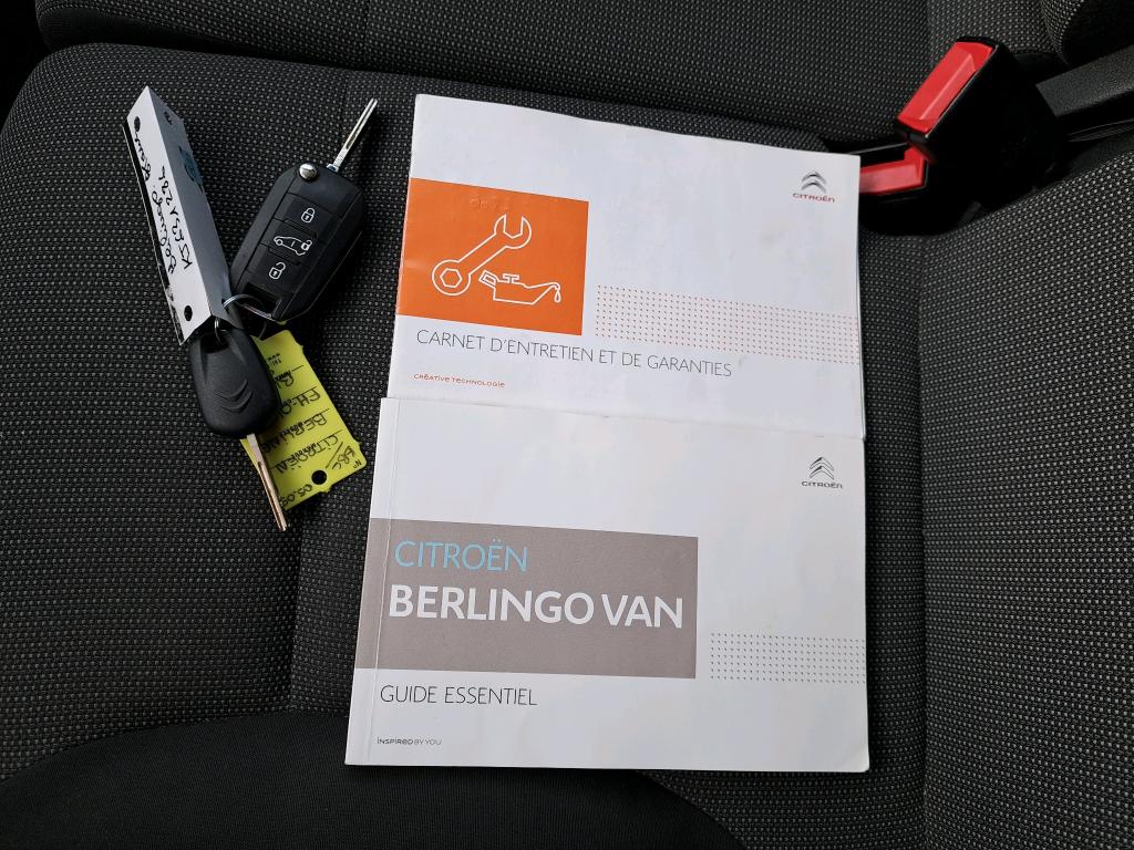 Citroen BERLINGO VAN M 650 BLUEHDI 100 S&S CLUB 2019