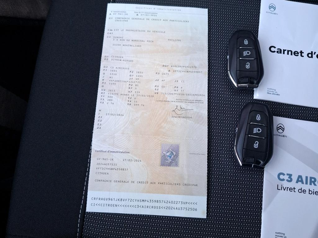 Citroen C3 Aircross BlueHDi 110 S&S BVM6 Max 2024