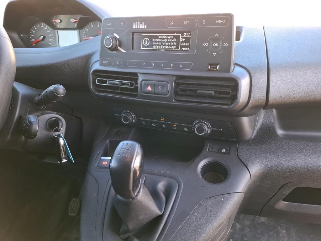 Peugeot PARTNER FOURGON STANDARD 650 KG BLUEHDI 100 S&S BVM5 PREMIUM 2021