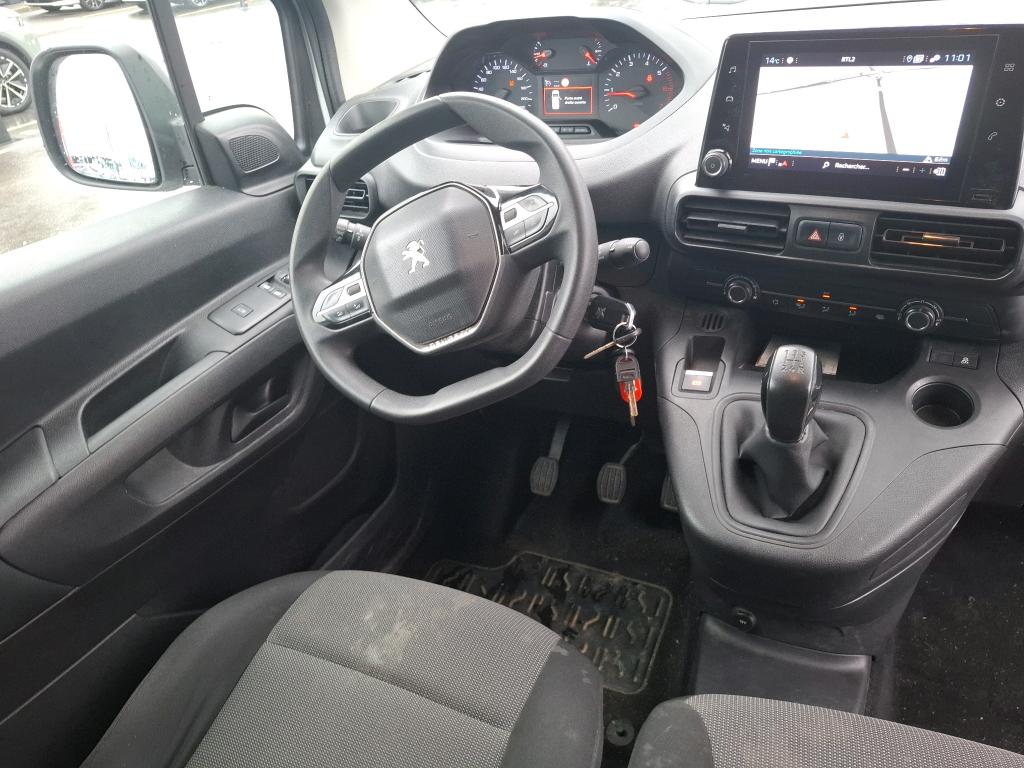 Peugeot PARTNER FOURGON STANDARD 650 KG BLUEHDI 100 BVM5 ASPHALT 2019