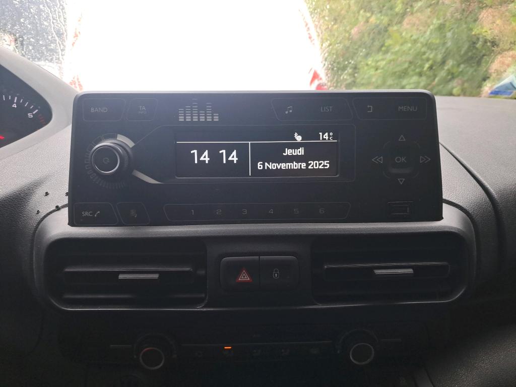 Peugeot PARTNER FOURGON STANDARD 650 KG BLUEHDI 100 S&S BVM5 PREMIUM 2020