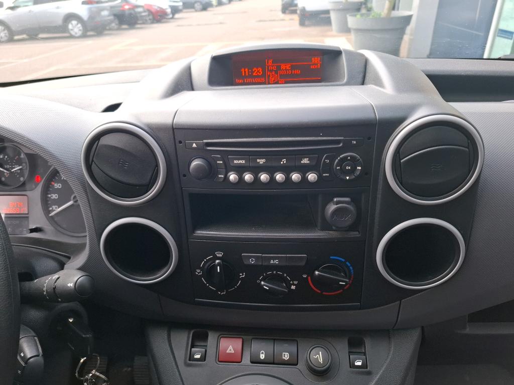 Peugeot PARTNER FOURGON STANDARD 1.6 BLUEHDI 75 BVM5 PREMIUM 2018