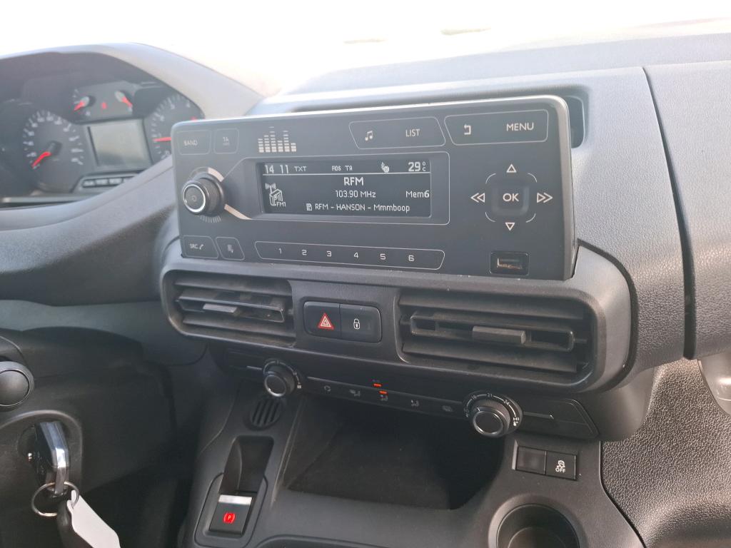 Peugeot PARTNER FOURGON STANDARD 650 KG BLUEHDI 100 S&S BVM5 PREMIUM 2021