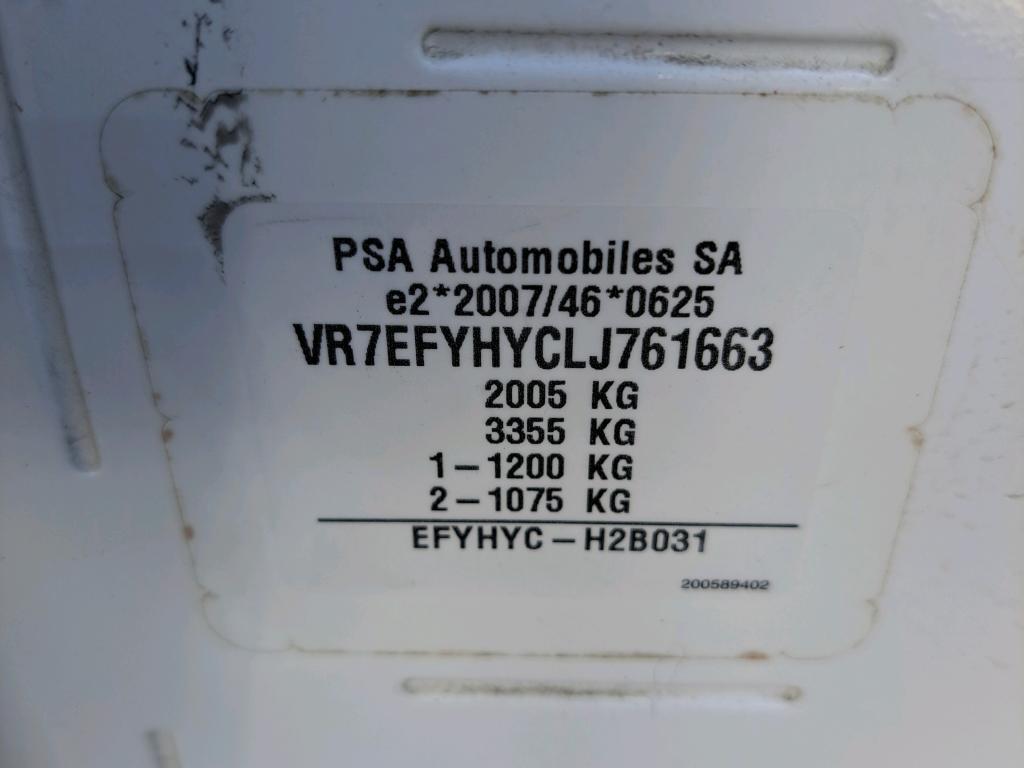 Citroen BERLINGO VAN M 650 BLUEHDI 100 S&S BVM5 CLUB 2020