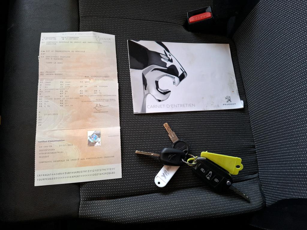 Peugeot EXPERT FGN TOLE STANDARD 1.5 BLUEHDI 120 S&S BVM6 ASPHALT 2021
