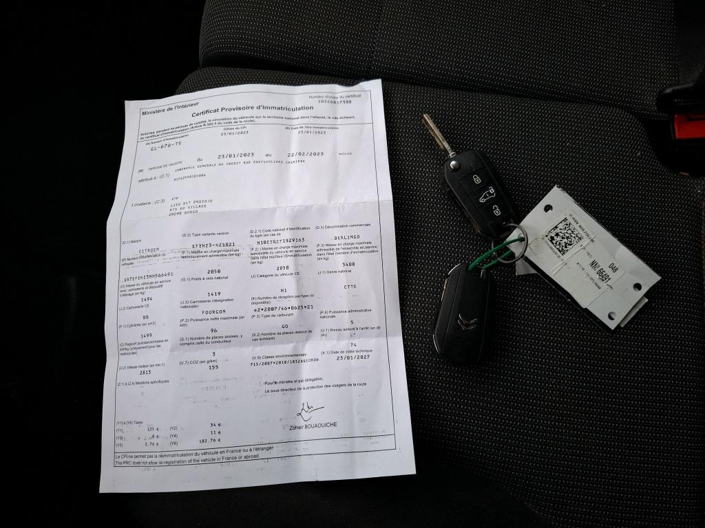 Citroen BERLINGO VAN M 650 BLUEHDI 130 S&S EAT8  2023