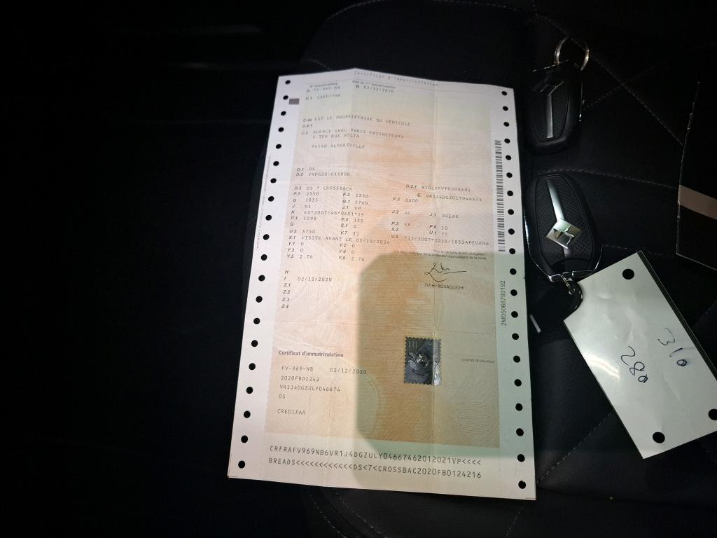 DS DS7 Crossback Hybride E-Tense 225 EAT8 Grand Chic 2020