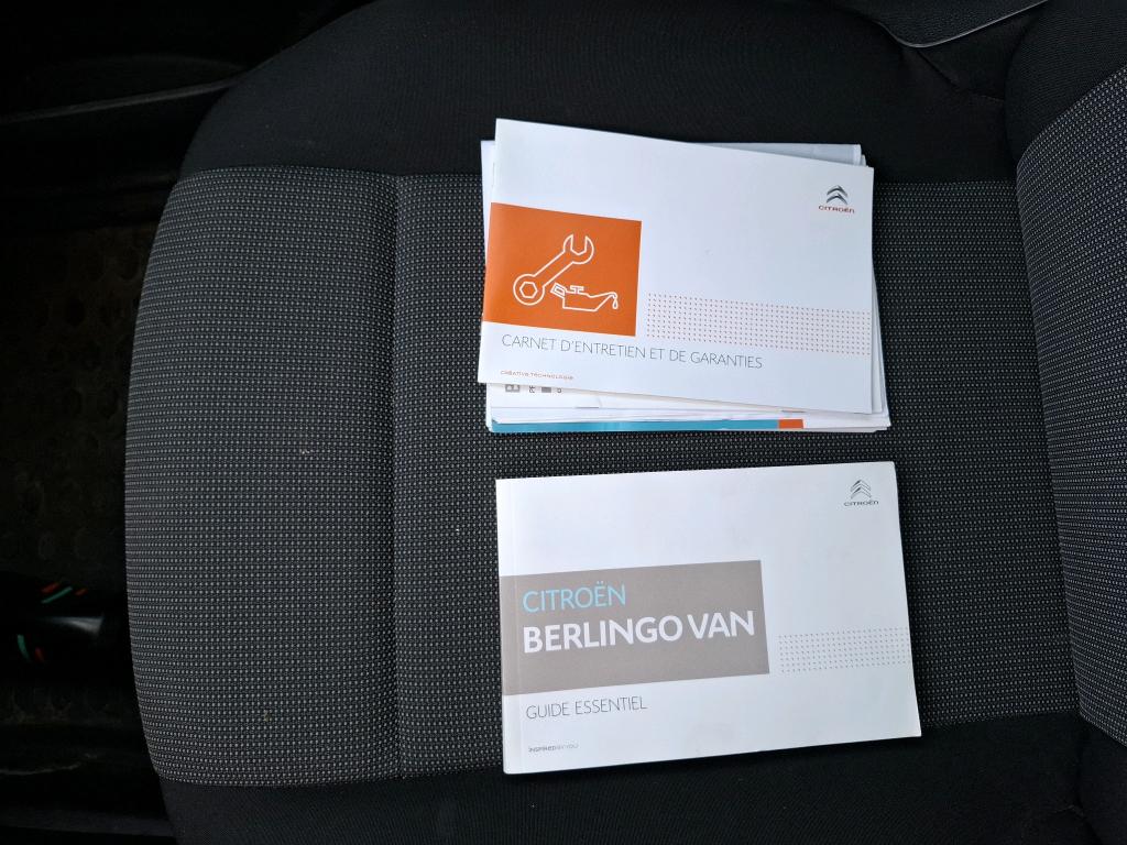 Citroen BERLINGO VAN M 650 BLUEHDI 100 S&S CLUB 2019