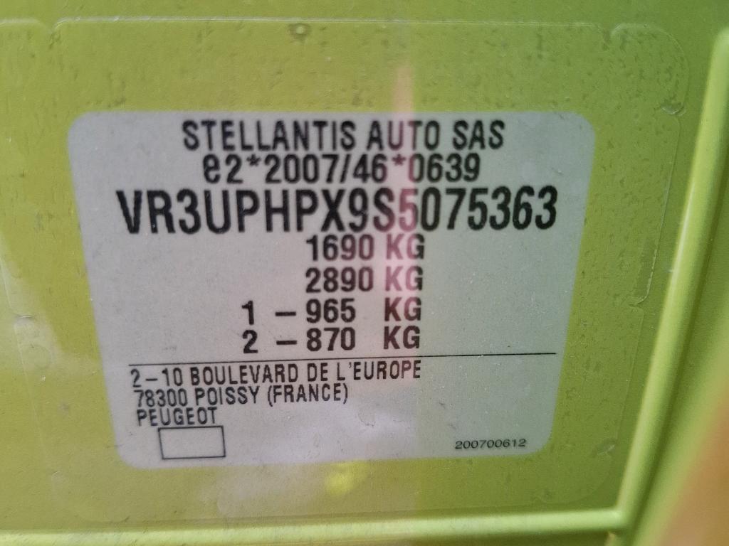 Peugeot 208 Hybrid 110 ch e-DCS6 Style 2025